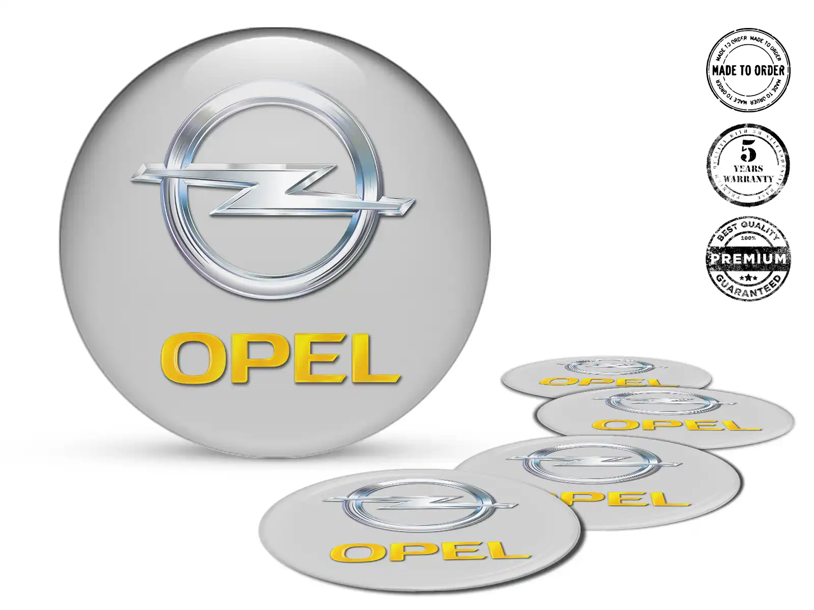 Opel Radaufkleber Ausgabe Individuelle Epoxy-Dome